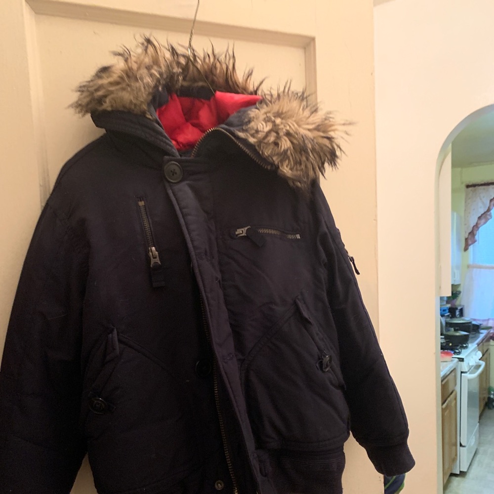 Ralph Lauren navy blue boys coat